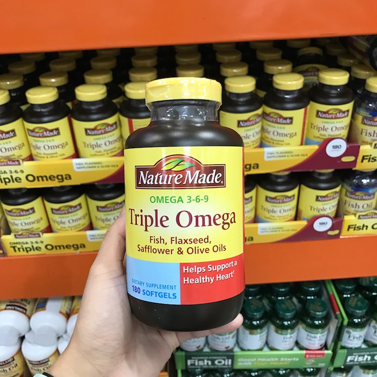 Omega 3 6 9 c a M Triple Omega Omega 3 6 9 Nature Made h p 180